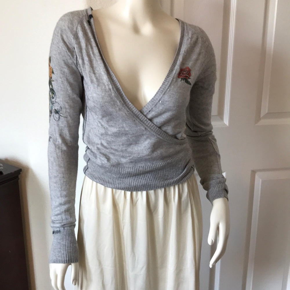 🍁4/$20🍁 Cashmere Angora Wrap Cardigan Sweater